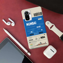 Mumbai ticket Printed Slim Cases and Cover for Redmi Note 10