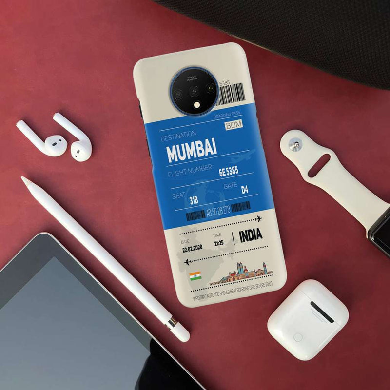 Mumbai ticket Printed Slim Cases and Cover for OnePlus 7T