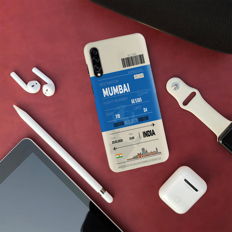 Mumbai ticket Printed Slim Cases and Cover for Galaxy A30S