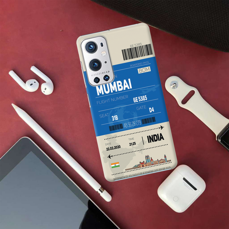 Mumbai ticket Printed Slim Cases and Cover for OnePlus 9R