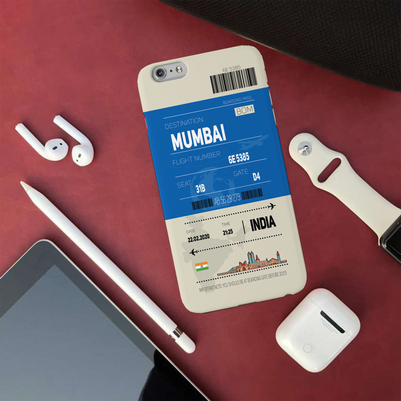 Mumbai ticket Printed Slim Cases and Cover for iPhone 6 Plus
