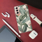 Green Leafs Printed Slim Cases and Cover for Galaxy S21