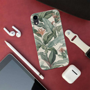 Green Leafs Printed Slim Cases and Cover for iPhone XR