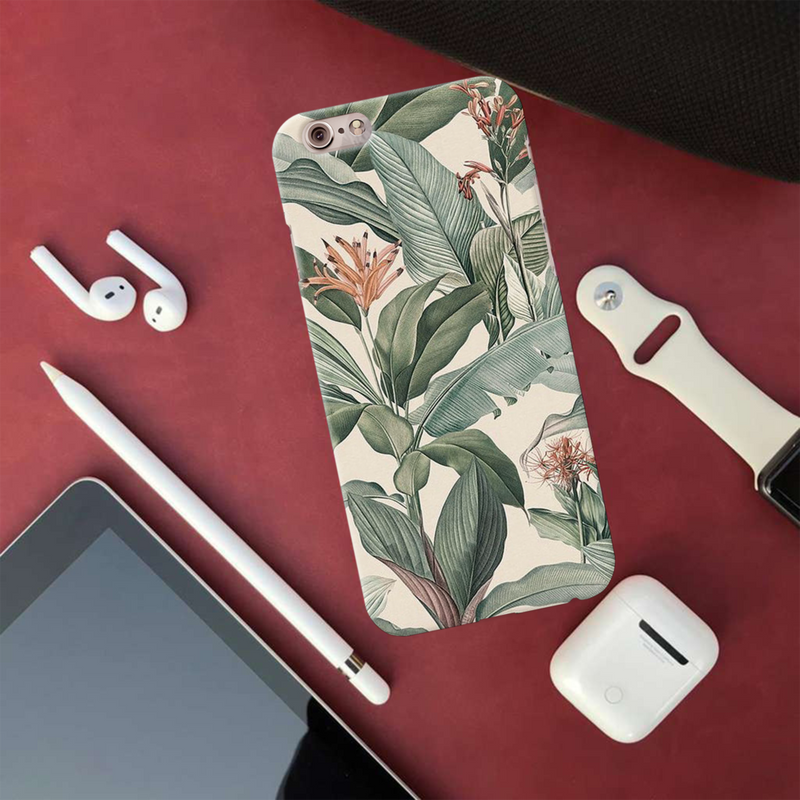 Green Leafs Printed Slim Cases and Cover for iPhone 6