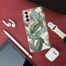 Green Leafs Printed Slim Cases and Cover for Galaxy S21 Plus