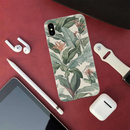 Green Leafs Printed Slim Cases and Cover for iPhone XS Max