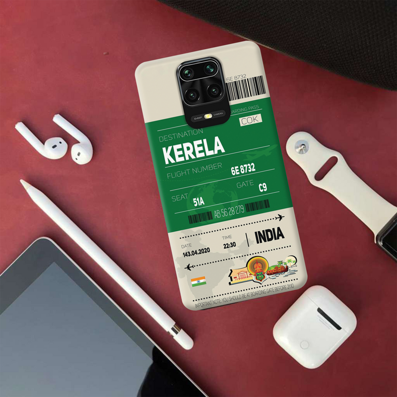 Kerala ticket Printed Slim Cases and Cover for Redmi Note 9 Pro Max