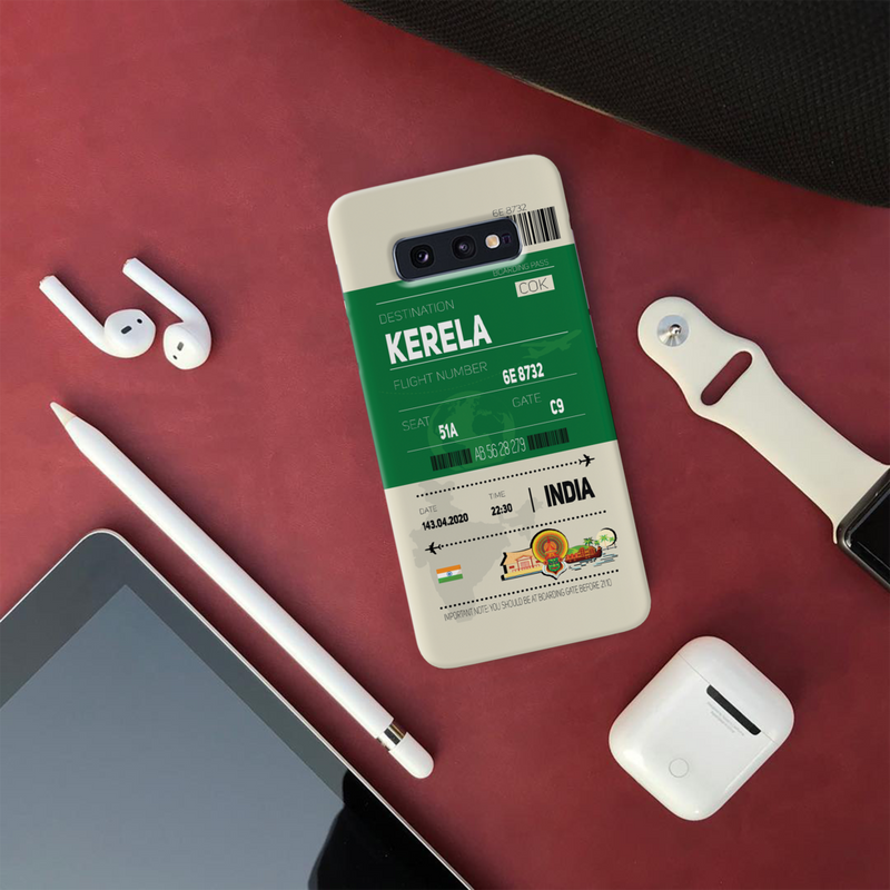 Kerala ticket Printed Slim Cases and Cover for Galaxy S10E