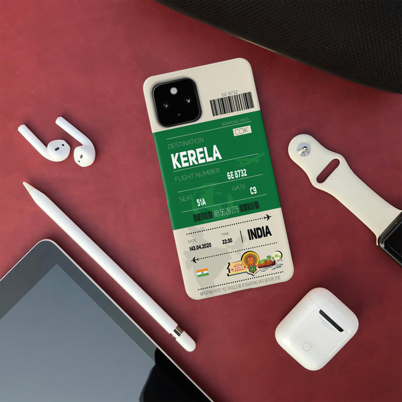 Kerala ticket Printed Slim Cases and Cover for Pixel 4A