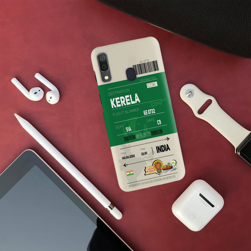 Kerala ticket Printed Slim Cases and Cover for Galaxy A30