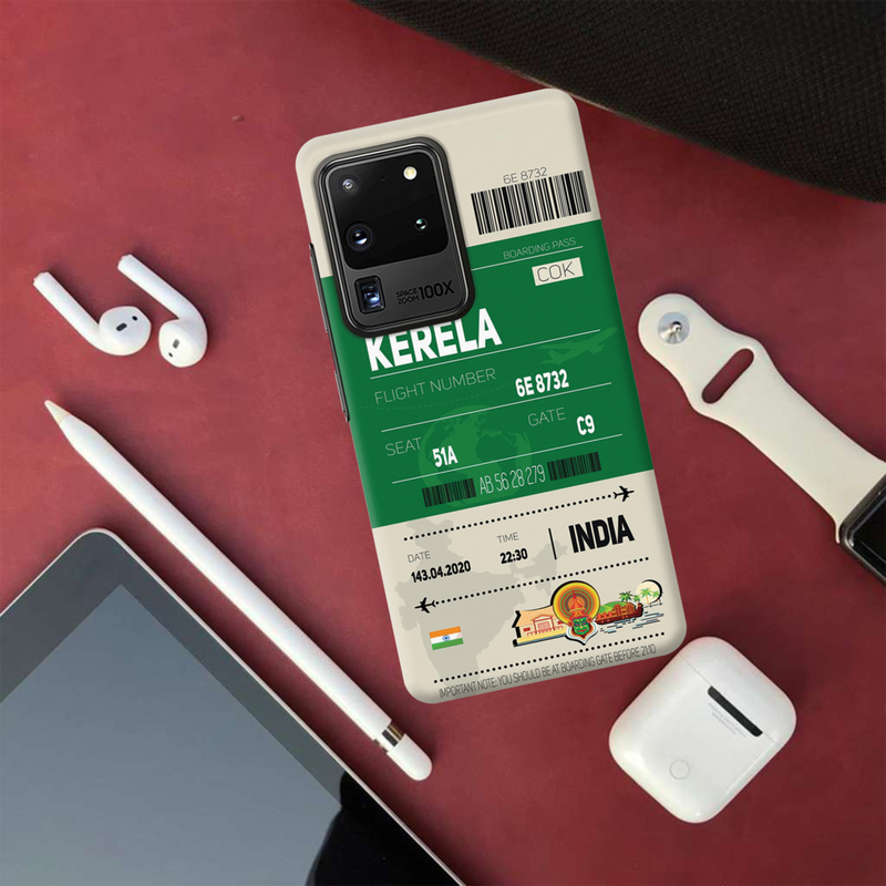 Kerala ticket Printed Slim Cases and Cover for Galaxy S20 Ultra