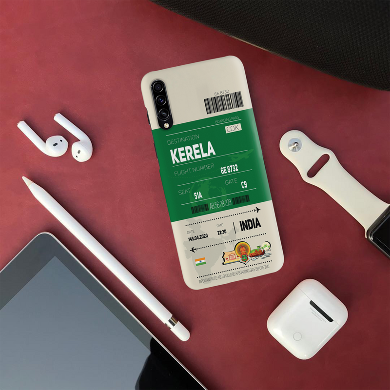 Kerala ticket Printed Slim Cases and Cover for Galaxy A70