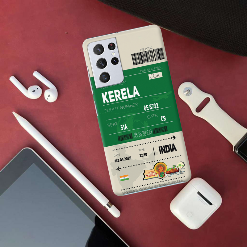 Kerala ticket Printed Slim Cases and Cover for Galaxy S21 Ultra