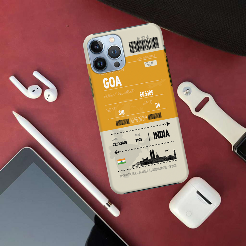 Goa ticket Printed Slim Cases and Cover for iPhone 13 Pro