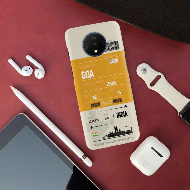 Goa ticket Printed Slim Cases and Cover for OnePlus 7T