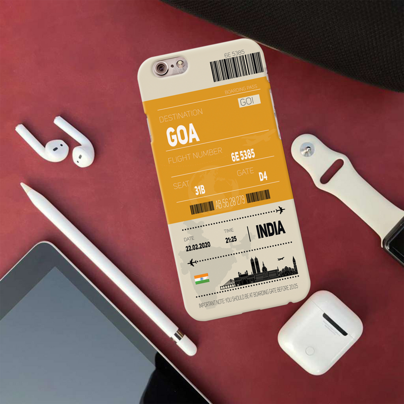 Goa ticket Printed Slim Cases and Cover for iPhone 6