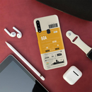 Goa ticket Printed Slim Cases and Cover for Galaxy A20S