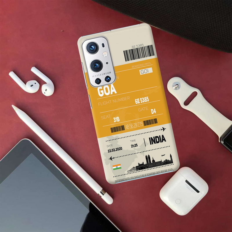 Goa ticket Printed Slim Cases and Cover for OnePlus 9R