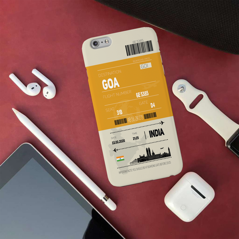 Goa ticket Printed Slim Cases and Cover for iPhone 6 Plus