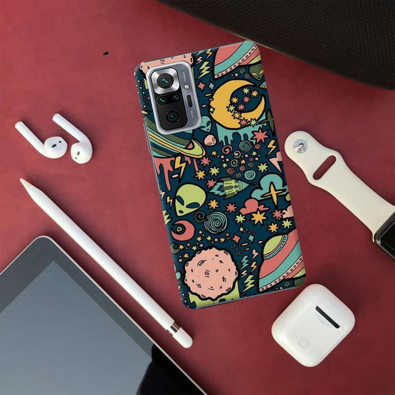 Space Ships Printed Slim Cases and Cover for Redmi Note 10 Pro Max