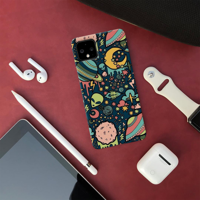 Space Ships Printed Slim Cases and Cover for Pixel 4