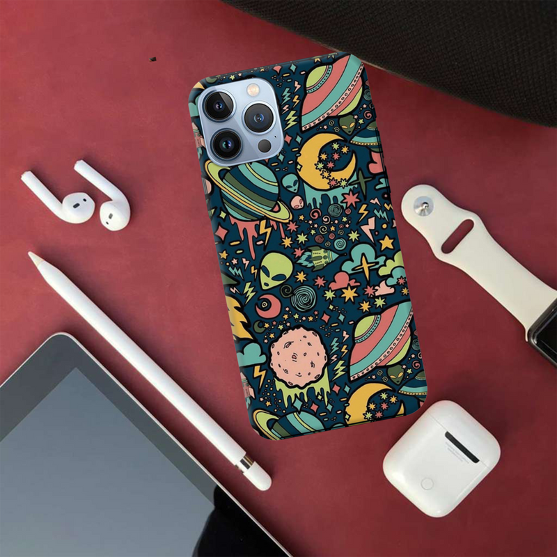 Space Ships Printed Slim Cases and Cover for iPhone 13 Pro