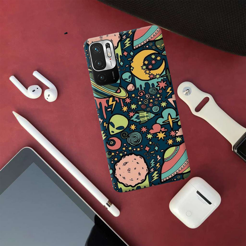 Space Ships Printed Slim Cases and Cover for Redmi Note 10T