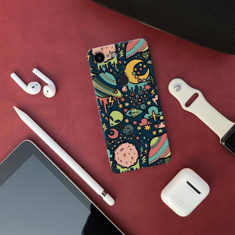 Space Ships Printed Slim Cases and Cover for Pixel 3