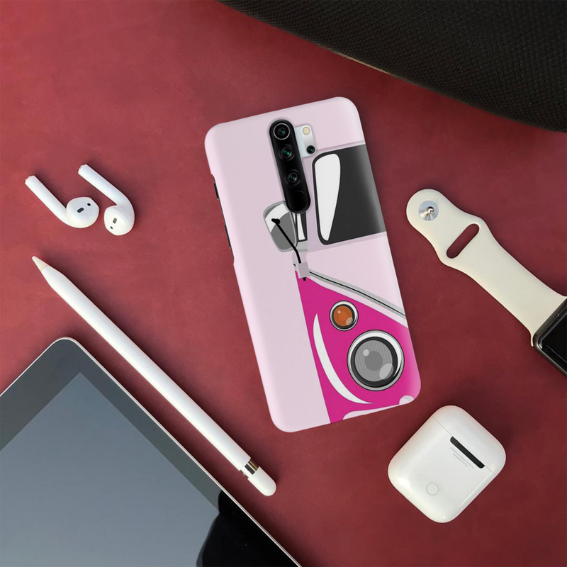 Pink Volkswagon Printed Slim Cases and Cover for Redmi Note 8 Pro