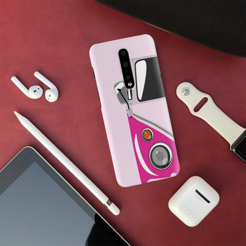 Pink Volkswagon Printed Slim Cases and Cover for OnePlus 7 Pro