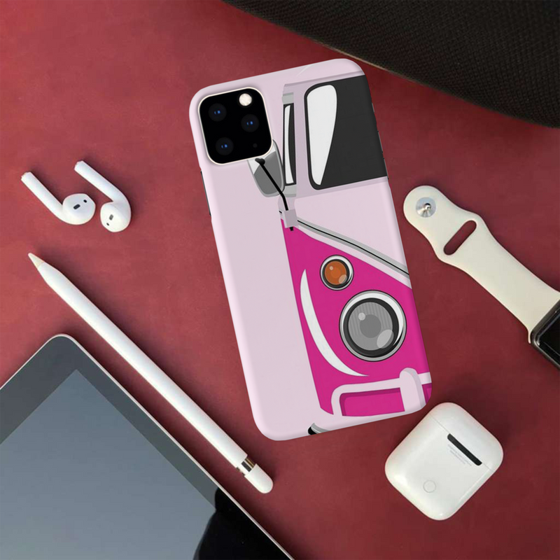 Pink Volkswagon Printed Slim Cases and Cover for iPhone 11 Pro