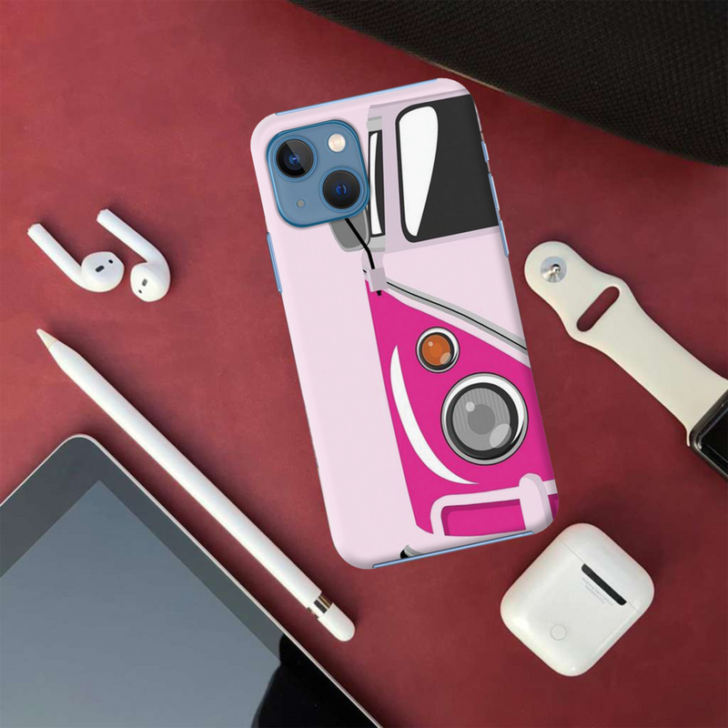 Pink Volkswagon Printed Slim Cases and Cover for iPhone 13