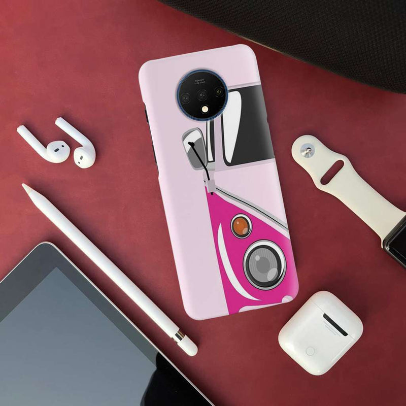 Pink Volkswagon Printed Slim Cases and Cover for OnePlus 7T