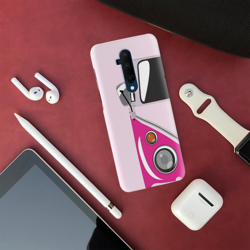 Pink Volkswagon Printed Slim Cases and Cover for OnePlus 7T Pro