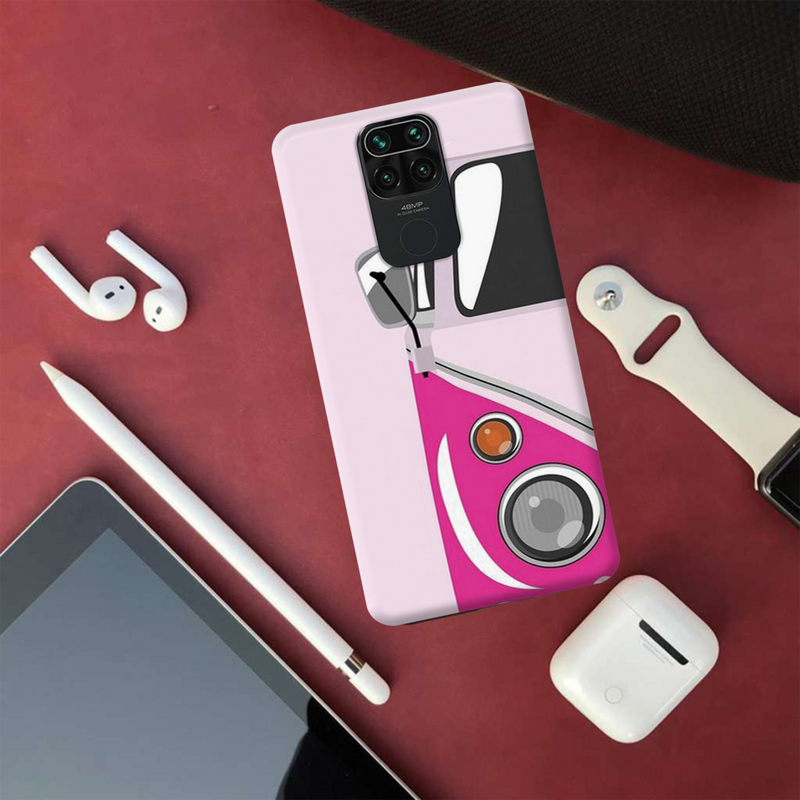 Pink Volkswagon Printed Slim Cases and Cover for Redmi Note 9