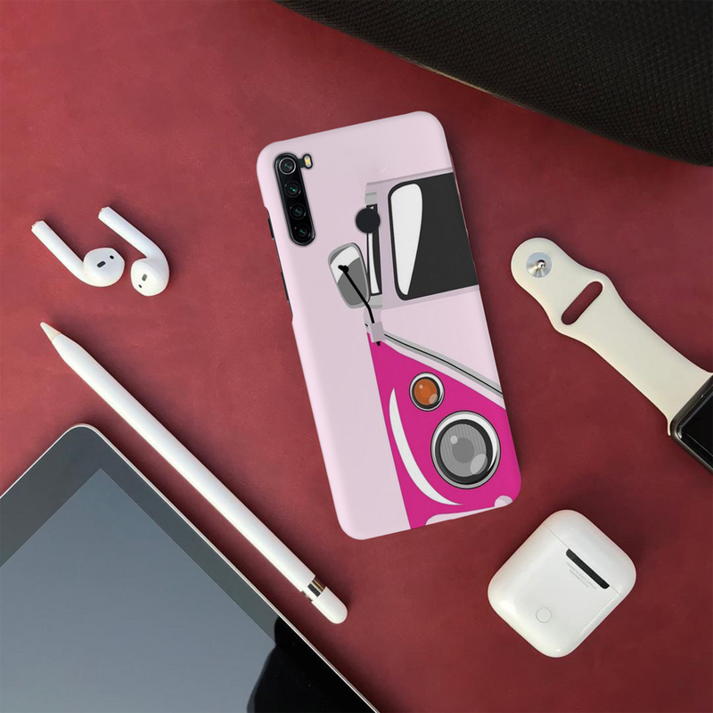 Pink Volkswagon Printed Slim Cases and Cover for Redmi Note 8