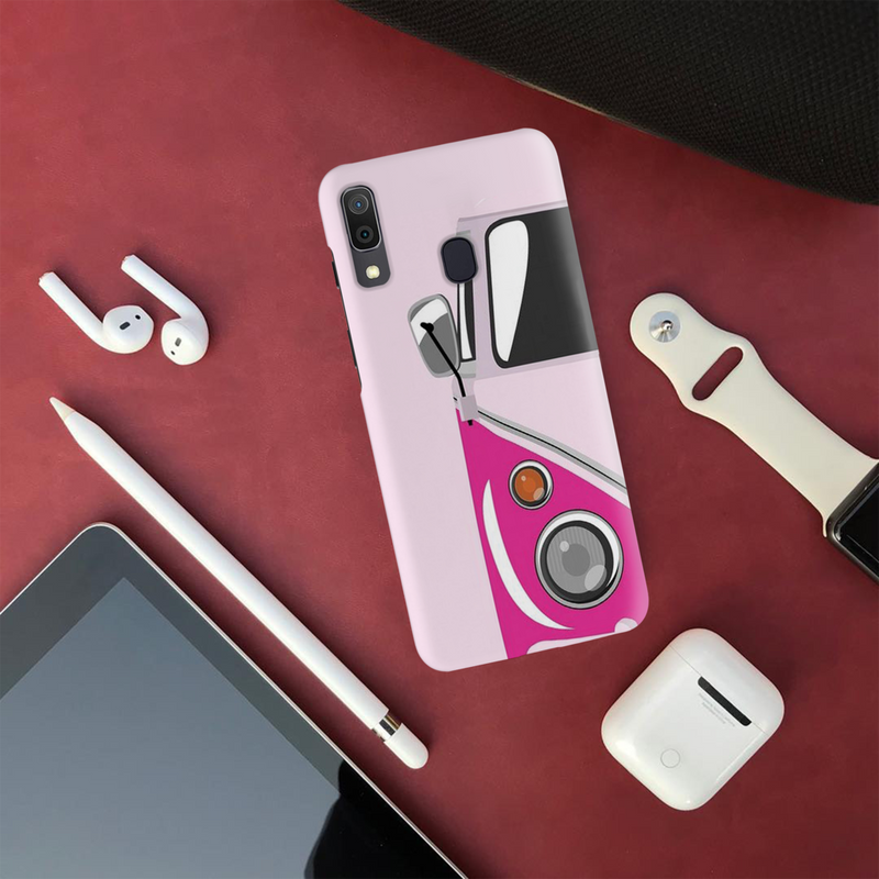 Pink Volkswagon Printed Slim Cases and Cover for Galaxy A20
