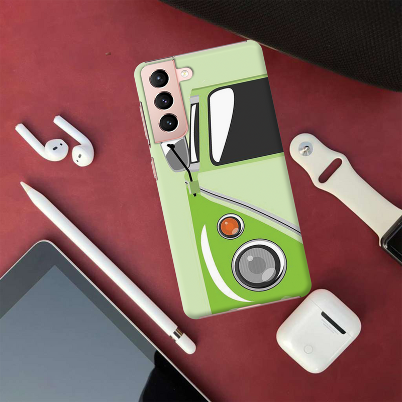 Green Volkswagon Printed Slim Cases and Cover for Galaxy S21