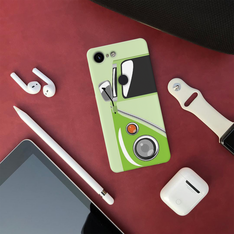 Green Volkswagon Printed Slim Cases and Cover for Pixel 3XL