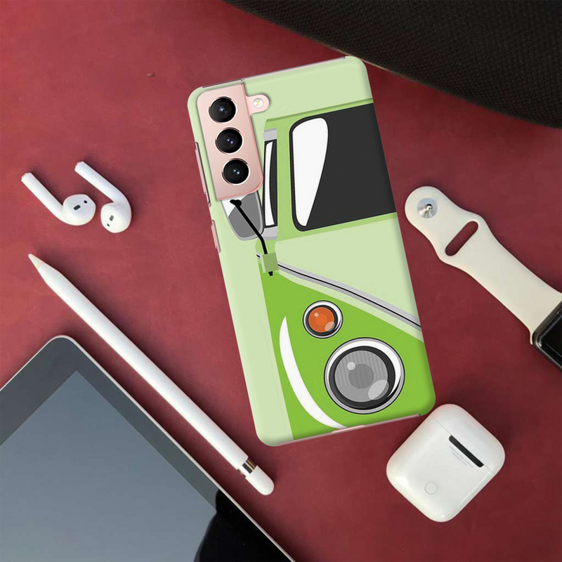 Green Volkswagon Printed Slim Cases and Cover for Galaxy S21 Plus
