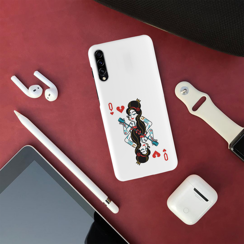 Queen Card Printed Slim Cases and Cover for Galaxy A70