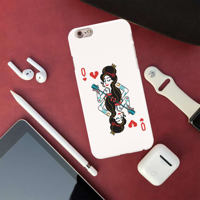 Queen Card Printed Slim Cases and Cover for iPhone 6