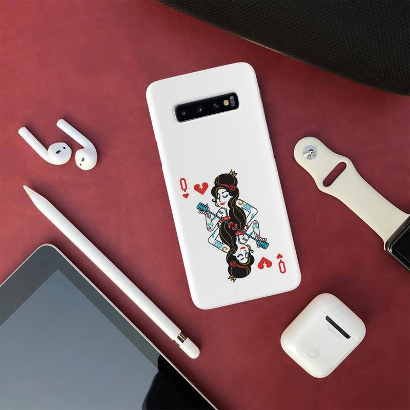 Queen Card Printed Slim Cases and Cover for Galaxy S10