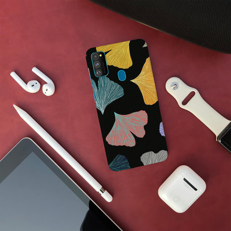 Colorful leafes Printed Slim Cases and Cover for Galaxy M30S