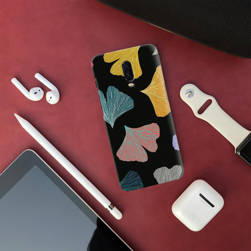 Colorful leafes Printed Slim Cases and Cover for OnePlus 6T