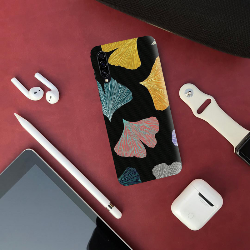 Colorful leafes Printed Slim Cases and Cover for Galaxy A50