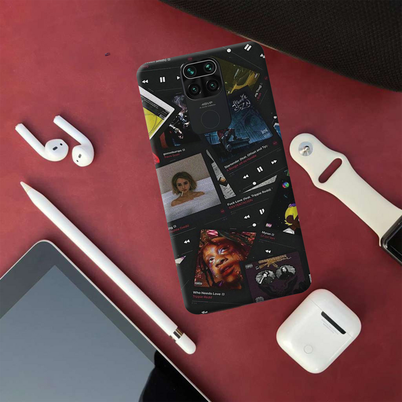 Cassette Printed Slim Cases and Cover for Redmi Note 9