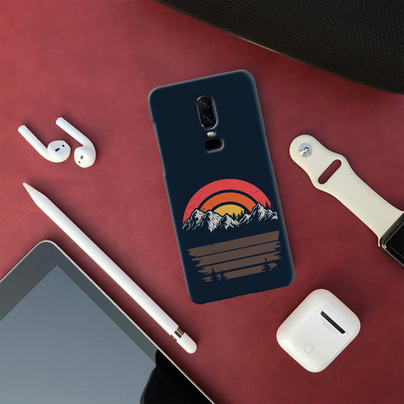 Mountains Printed Slim Cases and Cover for OnePlus 6