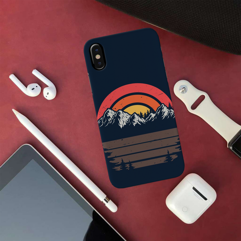 Mountains Printed Slim Cases and Cover for iPhone XS