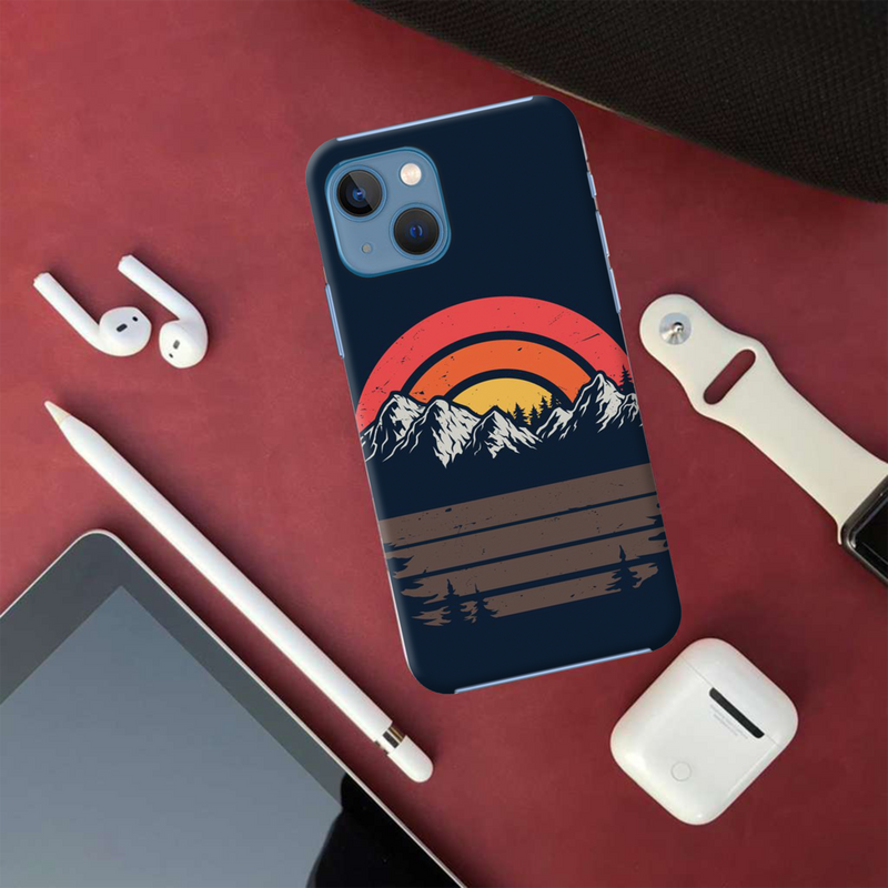 Mountains Printed Slim Cases and Cover for iPhone 13 Mini